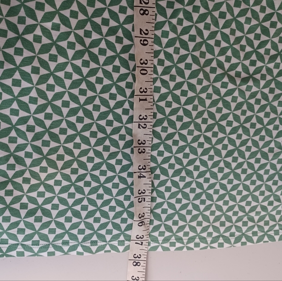 Boden Geo Print Short Sleeve V-Neck SZ 8R Sheath Dress - Picture 10 of 15